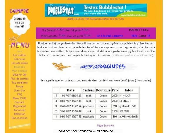 Genieokados.com site pentru coduri si nu numai - Genieokados.com Site de castigat coduri si - PRIZEE